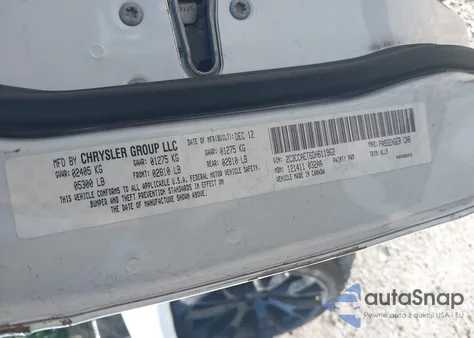 2013 Chrysler 300C из США, поврежденный, VIN 2C3CCAET6DH611962